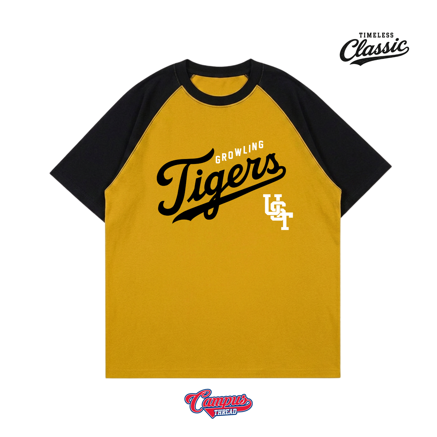 Tigers Raglan Shirt (Boxy Oversized)