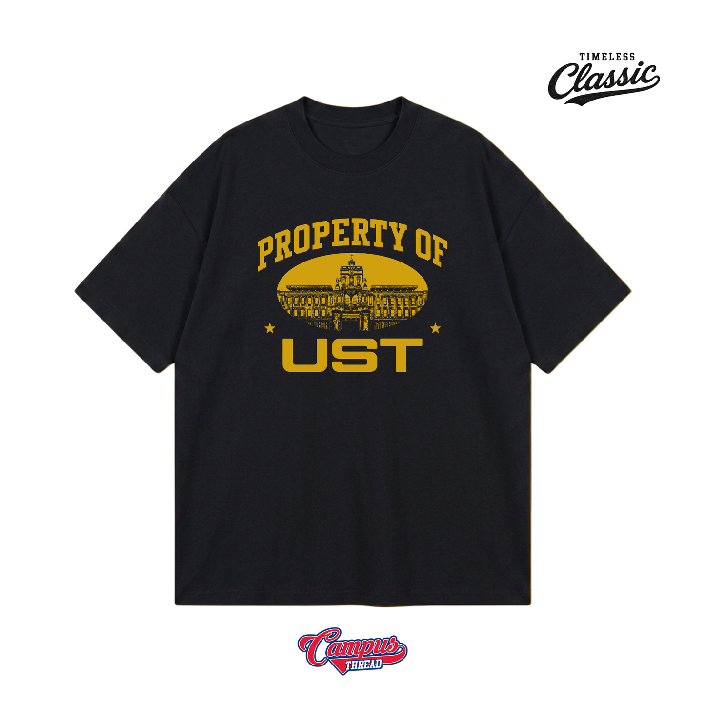 UST Proper Tee (Oversized) - Black