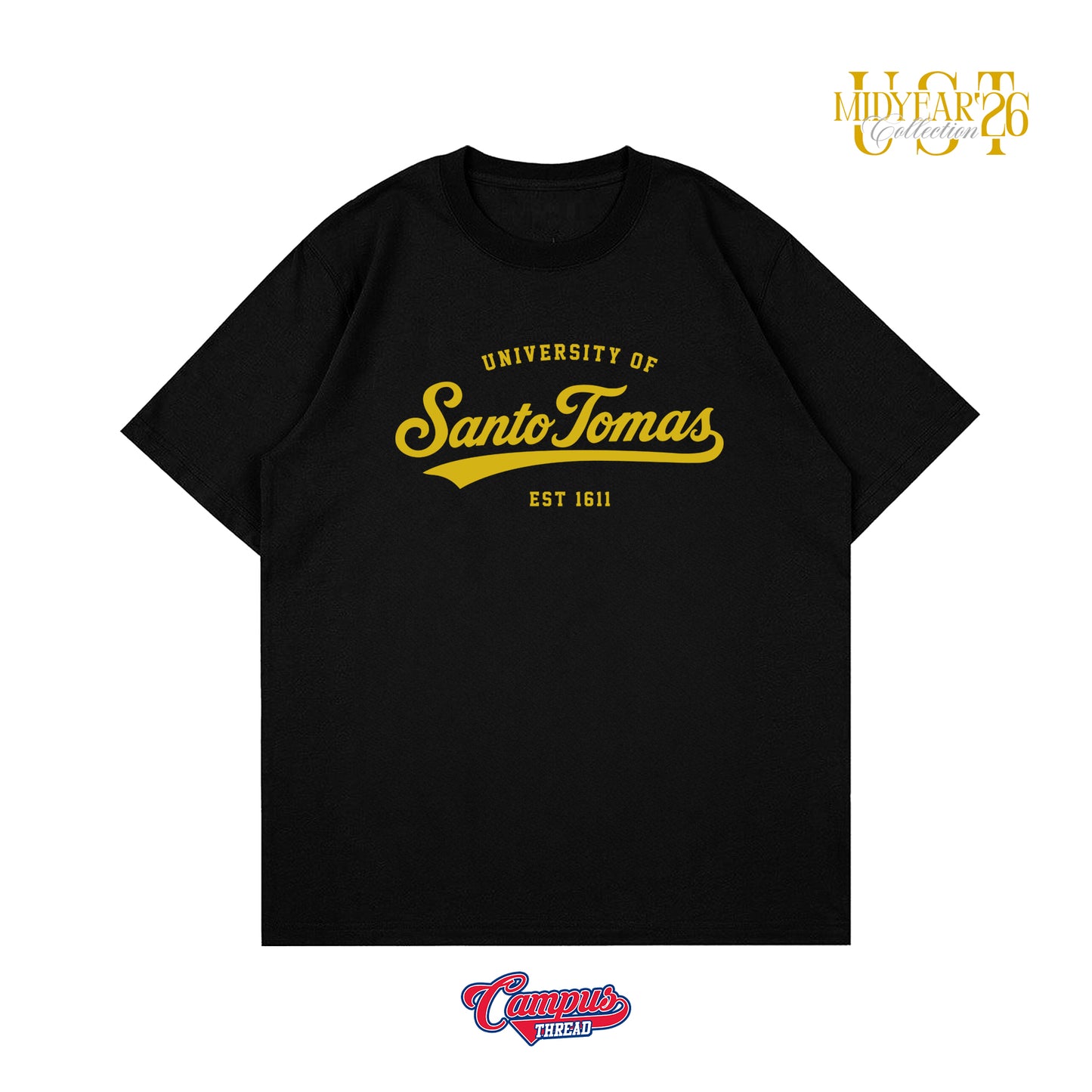 Santo Tomas Swoosh (Oversized) - Black