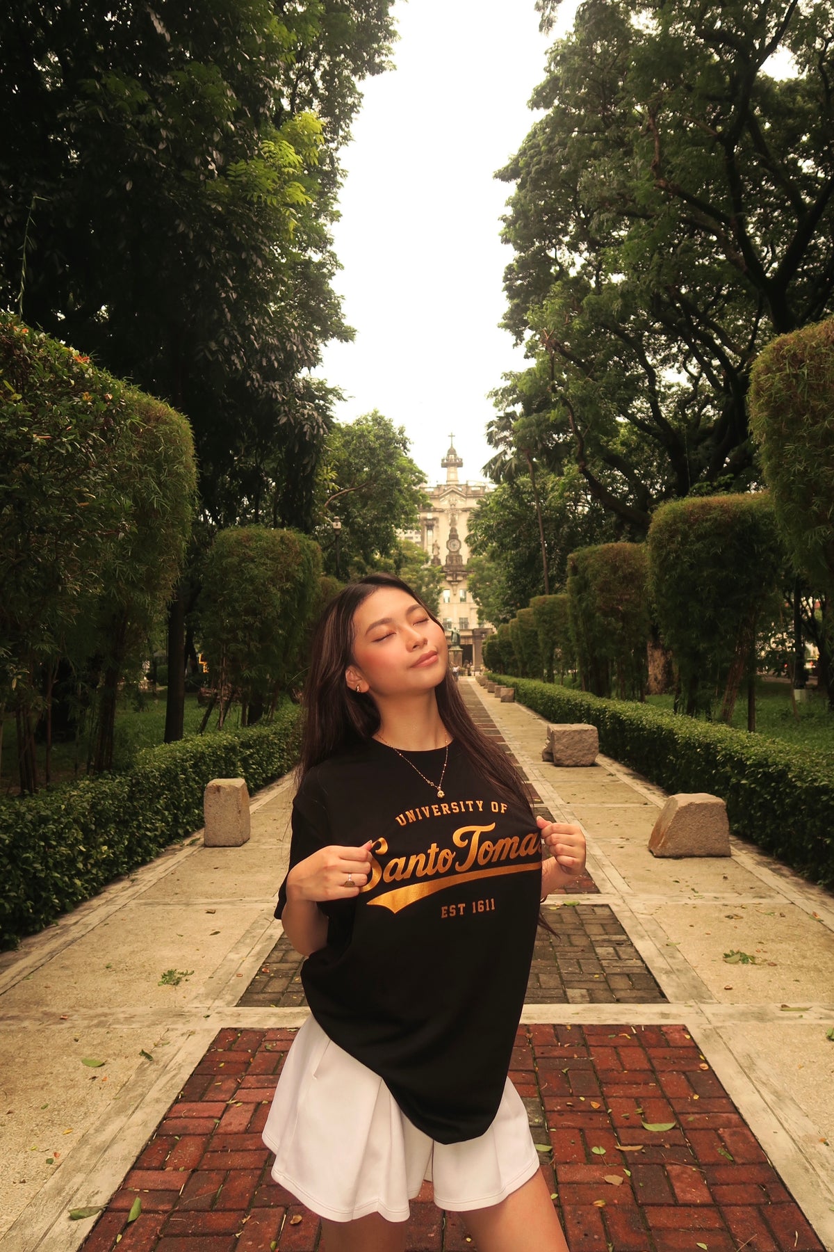 Santo Tomas Swoosh (Oversized) - Black