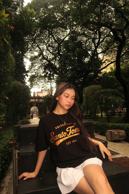 Santo Tomas Swoosh (Oversized) - Black