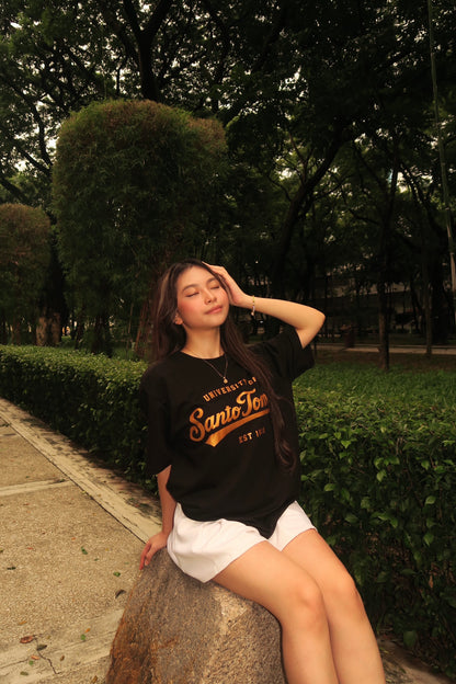 Santo Tomas Swoosh (Oversized) - Black