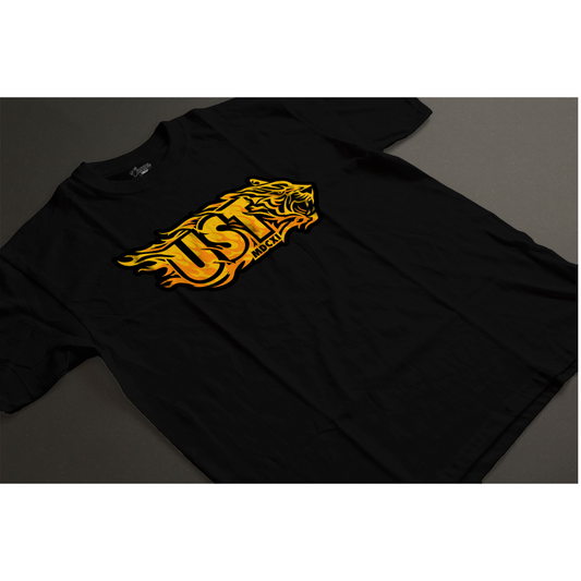 UST MDCXI Printed Shirt Black