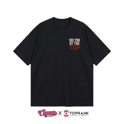 See you at the Top Oversized Tee - Black